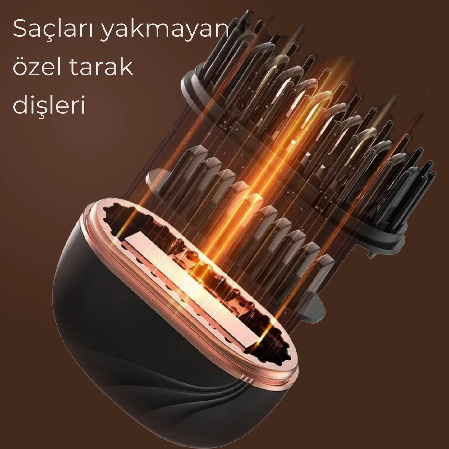 Mini Brush™ Kablosuz Saç Düzleştirici Tarak