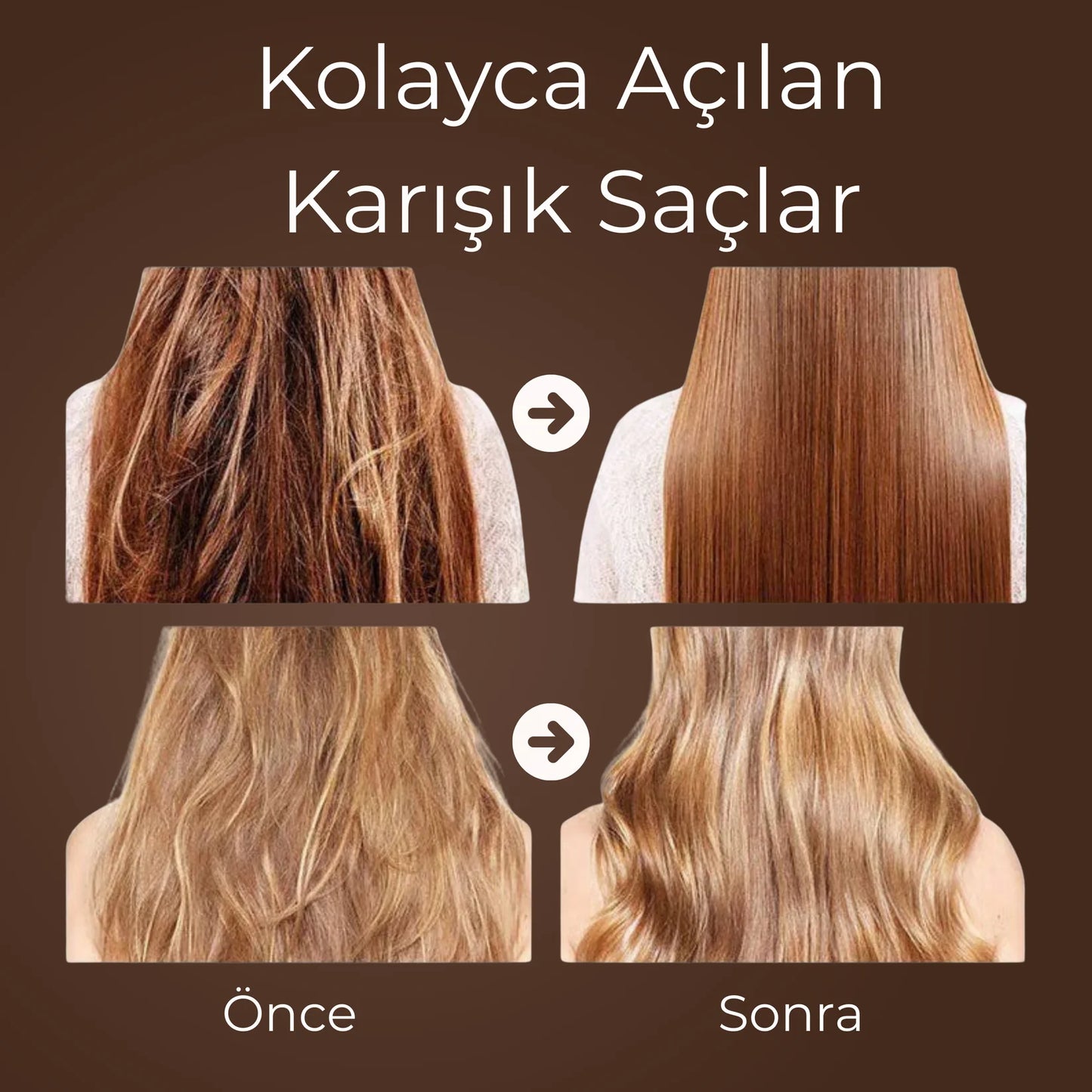 Mini Brush™ Kablosuz Saç Düzleştirici Tarak